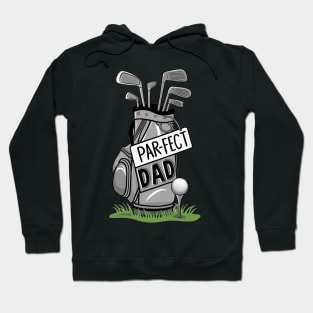 Funny Golfing Design Par-fect Dad Golf Hoodie